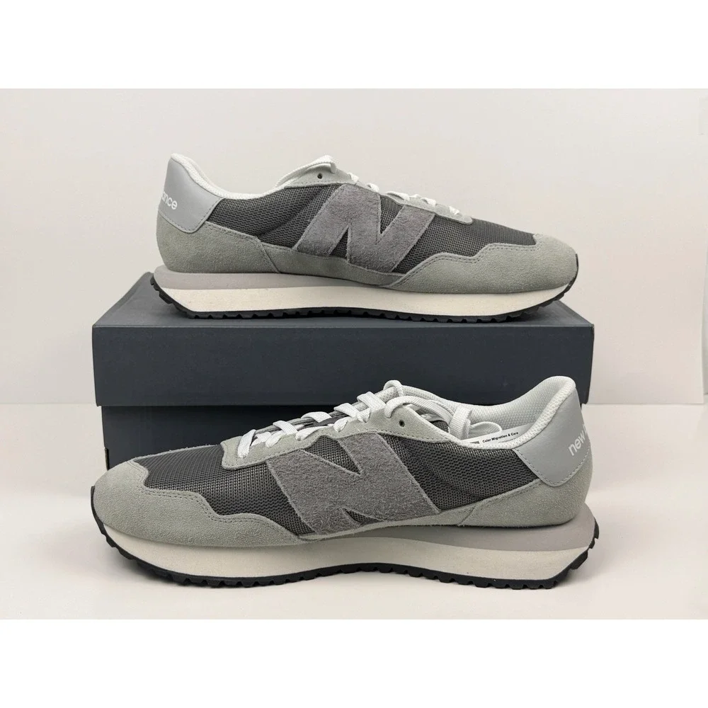 New Balance‎ 237 Running Sneakers Men's Size 10.5 Grey/Grey/White M2373IT